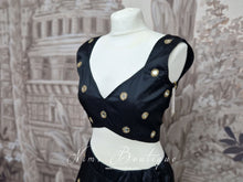 Rani Luxury Black Silk Mirror Blouse (size 4-22)