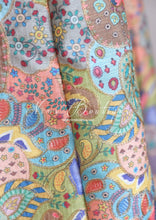 Suraiya Luxury Mints/Blues Printed Skirt (sizes 8-12)
