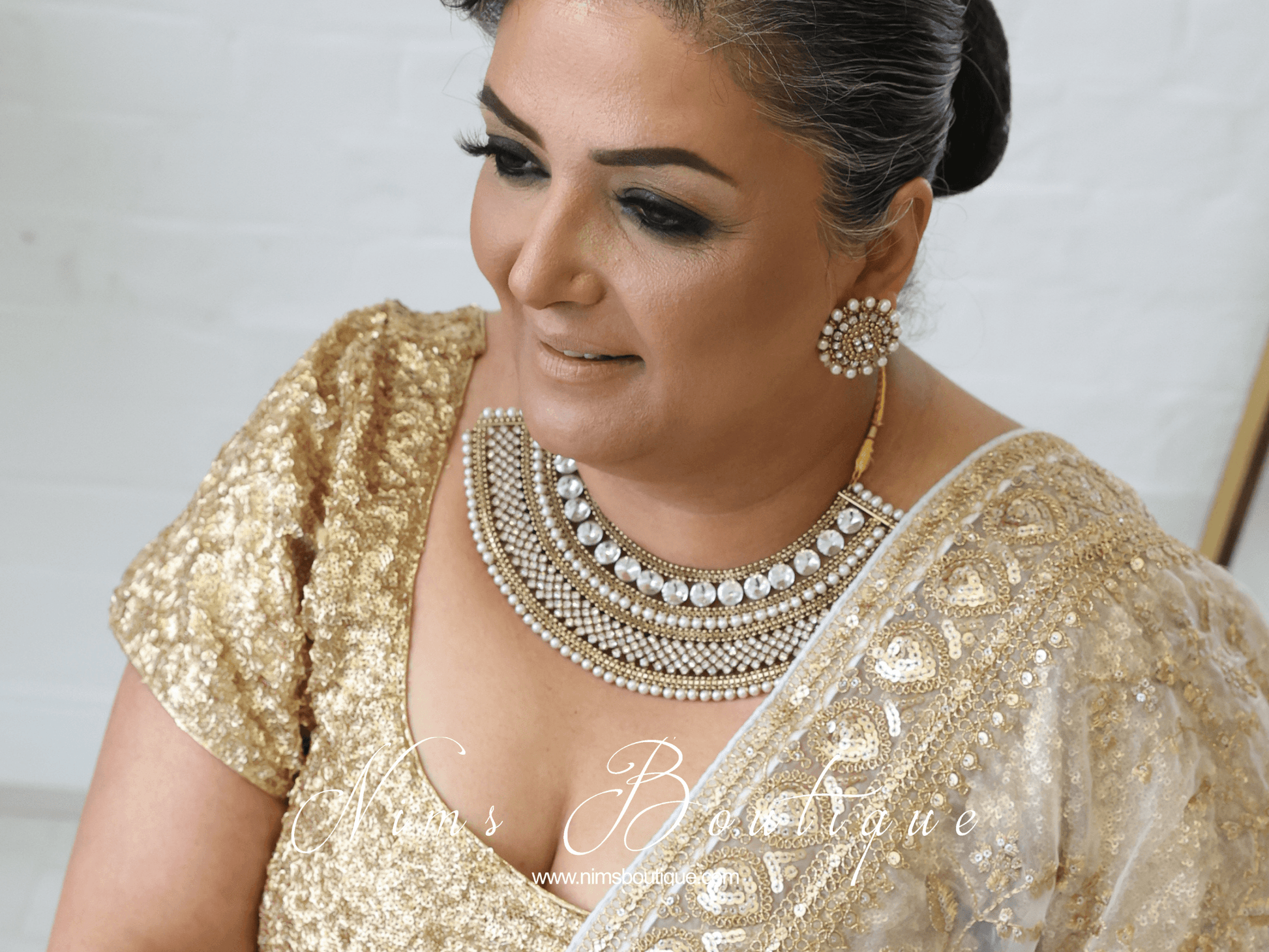 Nims Boutique Royal Pearl Stud earrings 