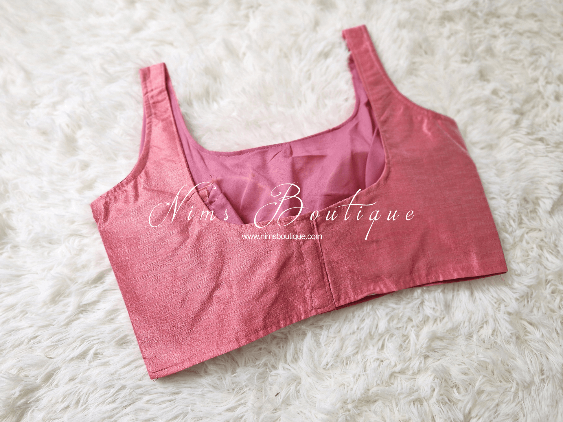 Nims Boutique The NB Dusky Pink Blouse 12-14