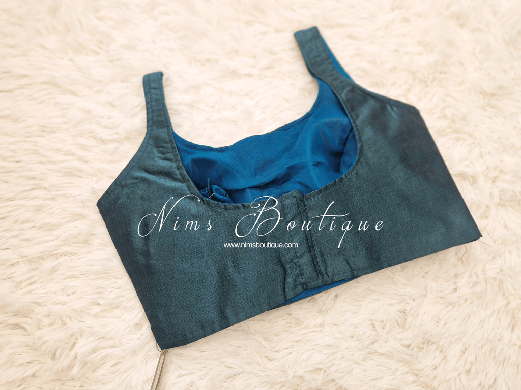 Nims Boutique The NB Dark Teal Blouse 10-14