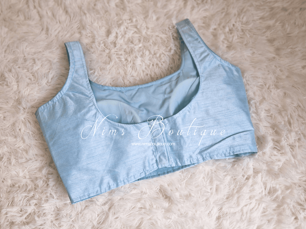 Nims Boutique The NB Light Blue Blouse 10-12