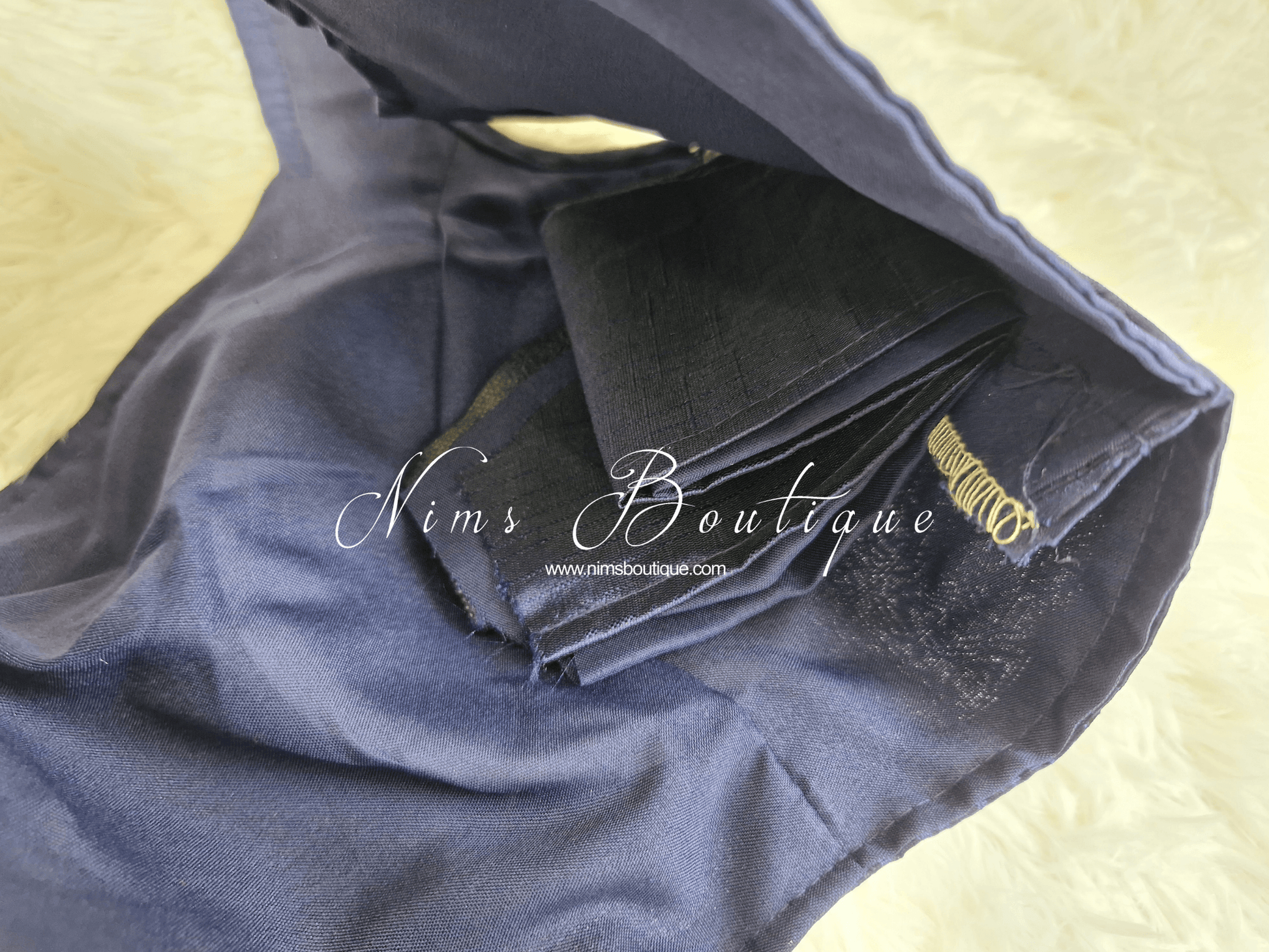 Nims Boutique The NB Navy Blouse 10-12