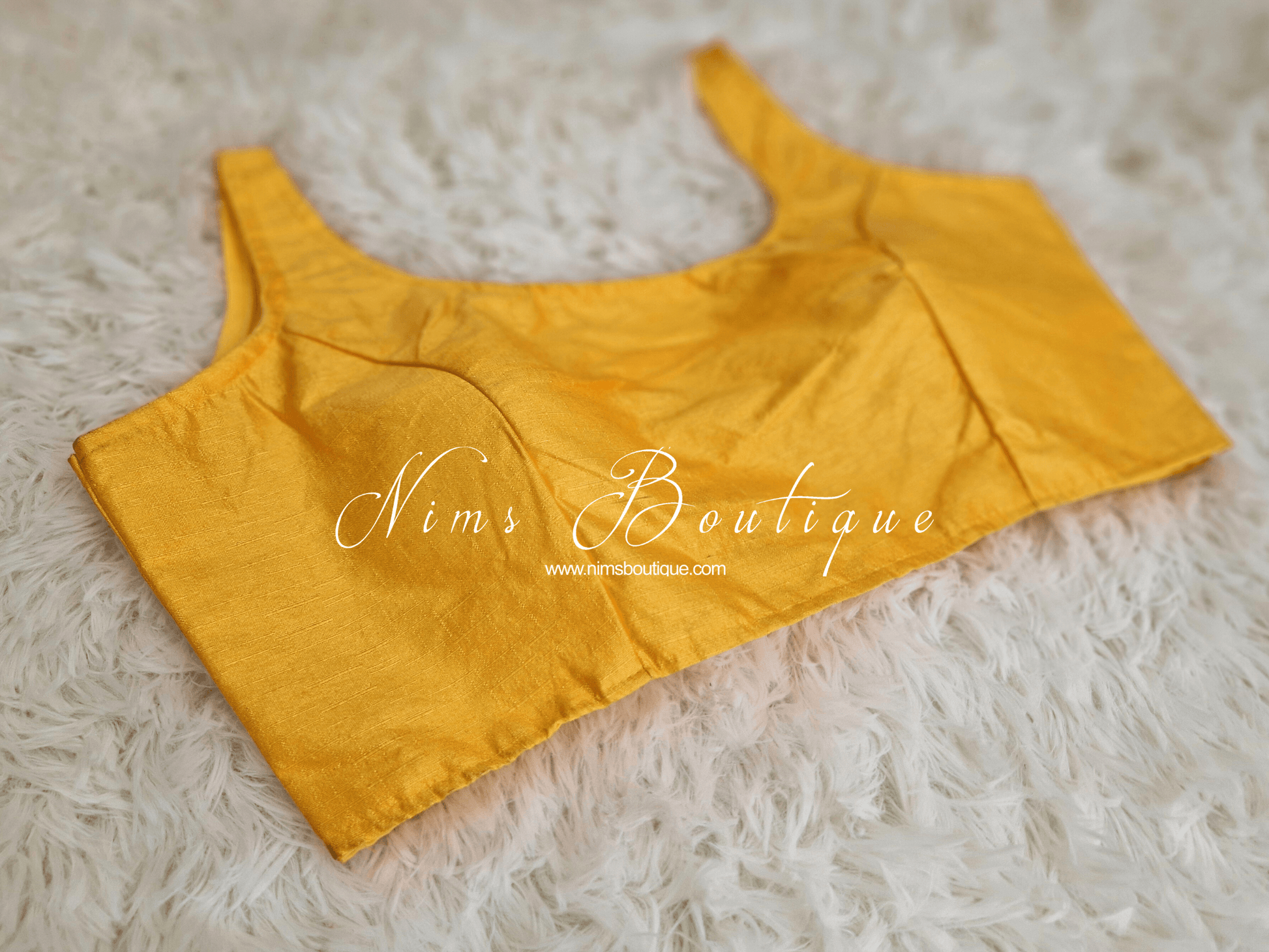 Nims Boutique The NB Yellow Blouse 10-12