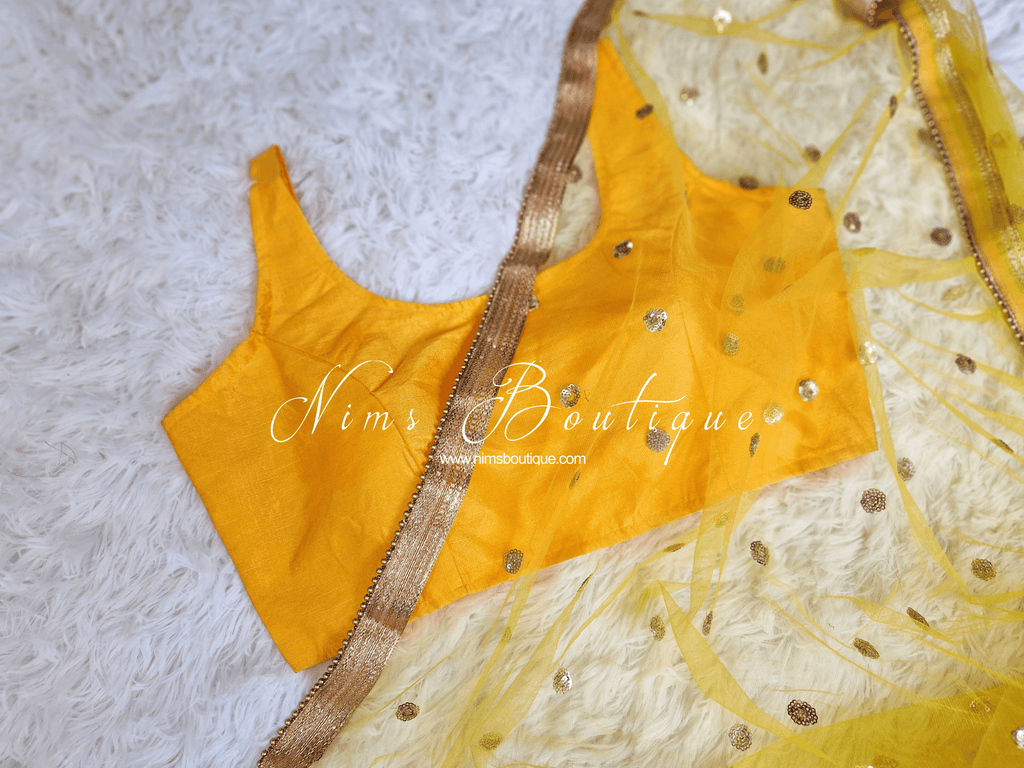 Nims Boutique The NB Yellow Blouse 10-12