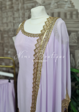 Lilac Gharara Suit (Size 10-12)