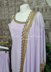 Lilac Gharara Suit (Size 10-12)