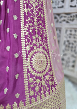 Luxury Mauve & Violet Lehnga Suit (Size 12-14)