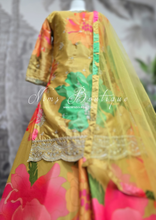 Bright Floral Sharara Suit (Size 12-16)