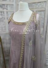 Light Lilac Silk Pajami Suit (Size 10-12)