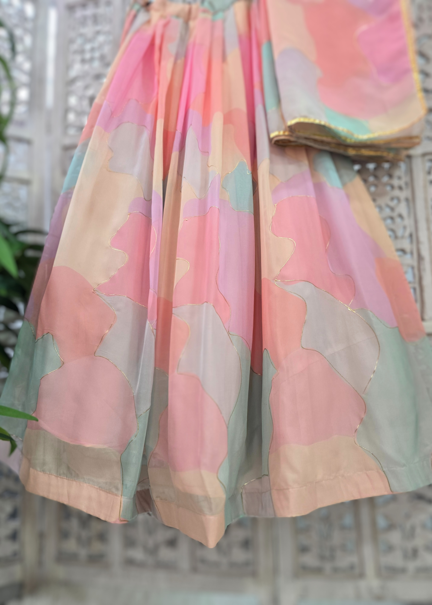 Candy Pastel skirt/lehnga (size 4-18)