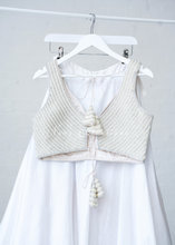 Isla NB Luxury White Bead Blouse (one size)