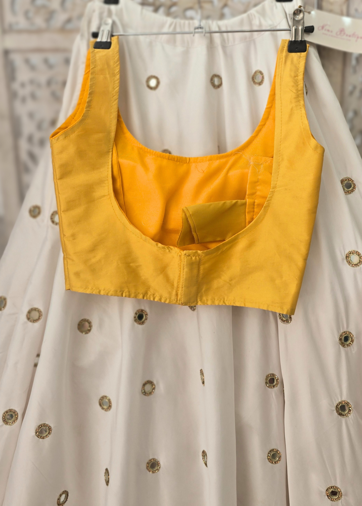 The NB Yellow Silk Blouse (petite sizes 4-8)
