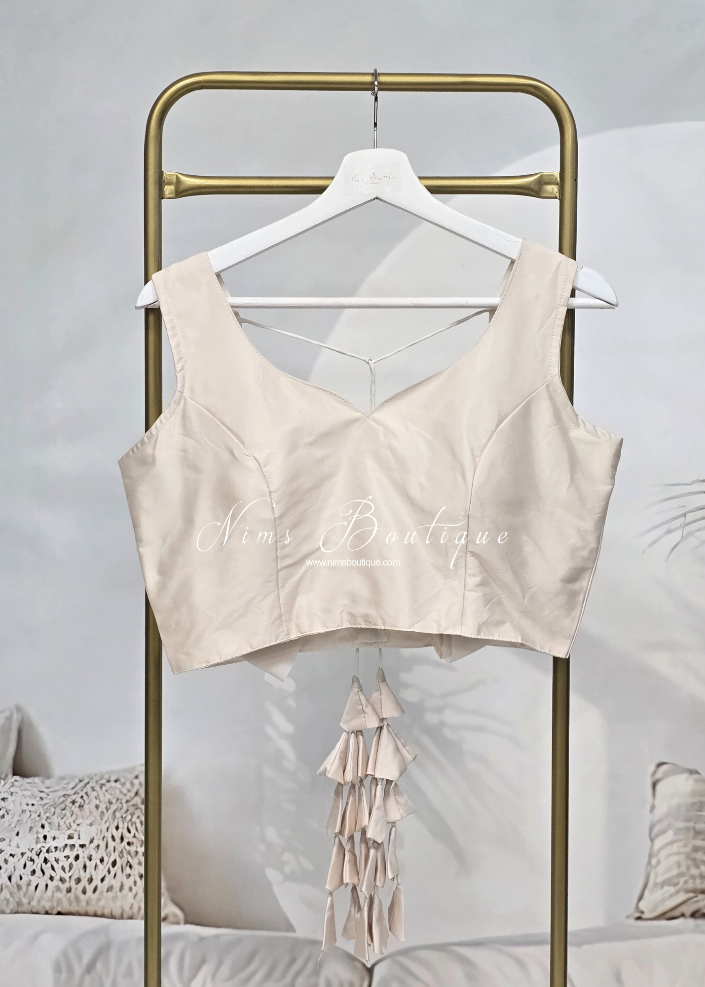 The NB Cream Sweetheart Blouse (12-14)