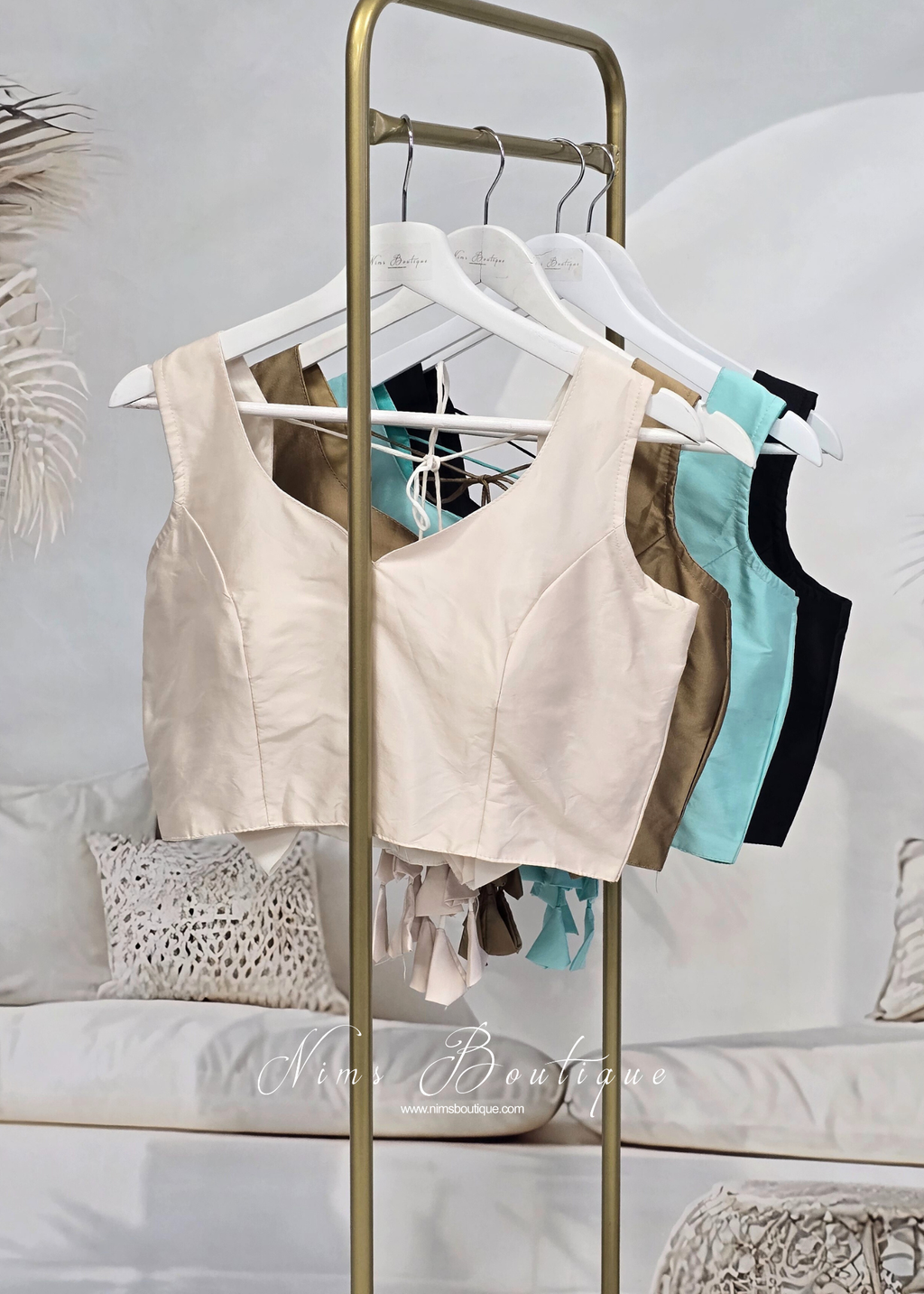 The NB Bronze Gold Sweetheart Blouse (12-14)