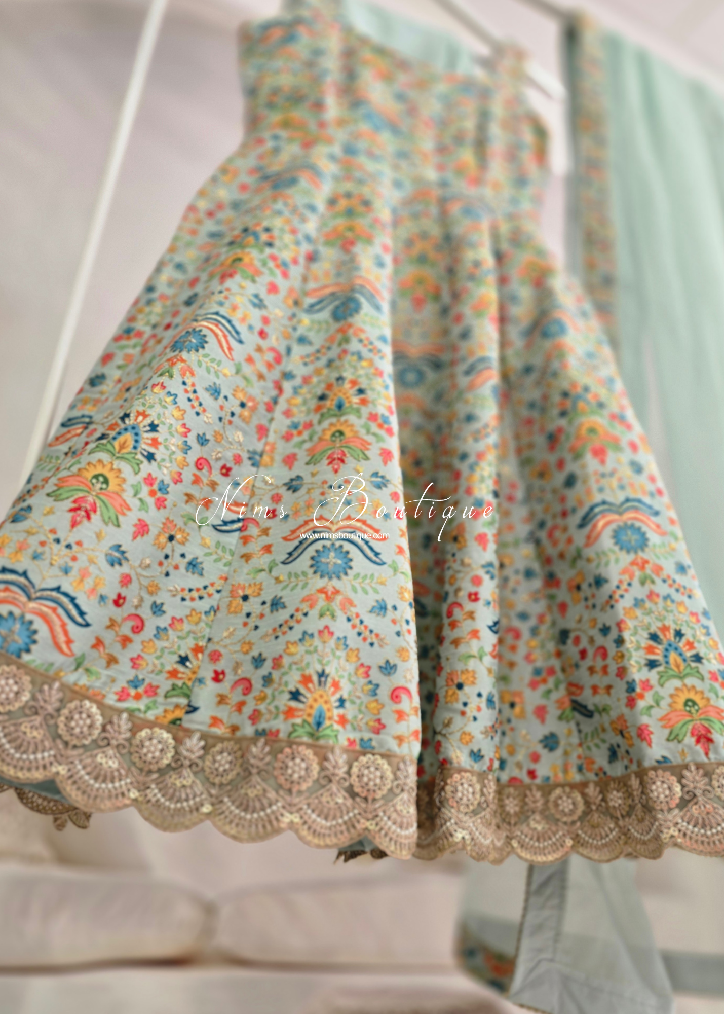 Mia Mint & Pastels Frock Pajami Suit (sizes 4-16)
