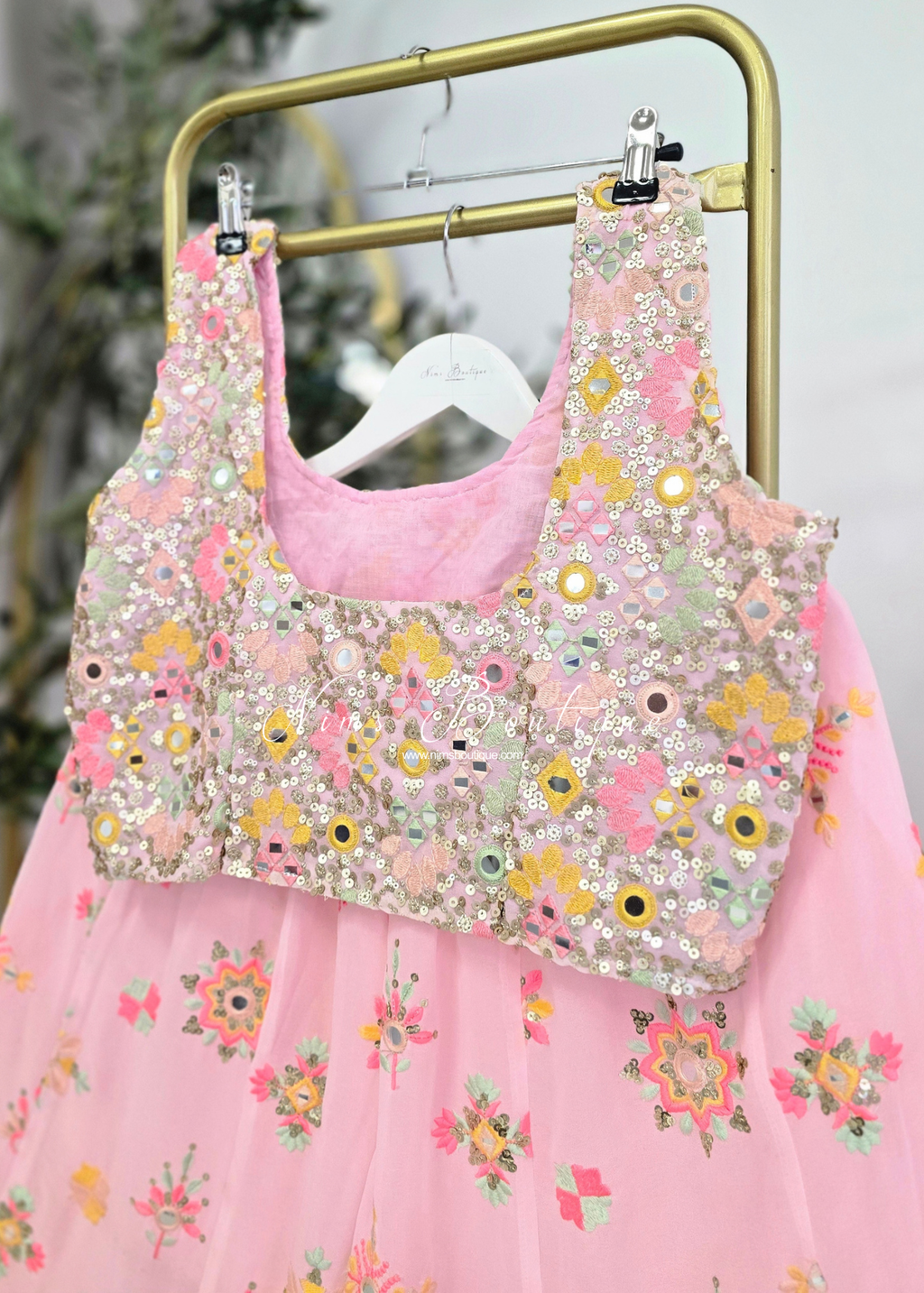 Cienna Pink & Pastel Blouse (10-12)