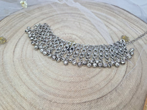 One silver anklet with bells (SS67)