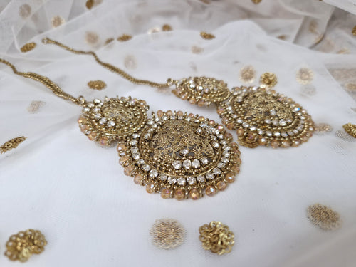 Madhubala Gold Statement Earrings (SS80)