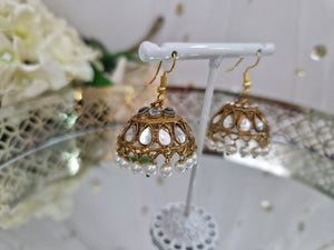 Antique Gold Jhumka Earrings (SS96)