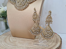 Nims Boutique Waheeda Antique Gold & Gold Bead Bridal Set SS107