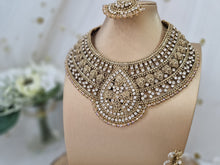 Nims Boutique Waheeda Antique Gold & Gold Bead Bridal Set SS107