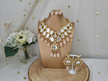 Shivani Luxury Peach Kundan Set (SS15)