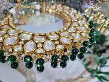 Nims Boutique Naina Luxury Classic Kundan & Green Set