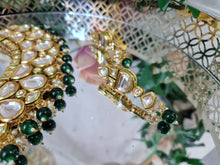 Nims Boutique Naina Luxury Classic Kundan & Green Set