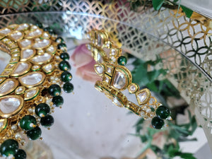 Naina Luxury Classic Kundan & Green Set