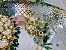 Nims Boutique Naina Luxury Classic Kundan & Green Set