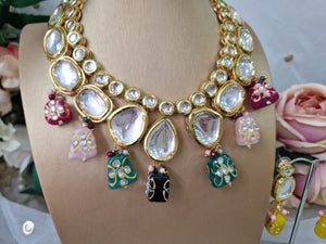 Nims Boutique Ganga Multicolour Luxury Kundan Set 3