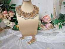 Ananya Gold & Grey Maharani Set