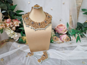 Ananya Gold & Grey Maharani Set