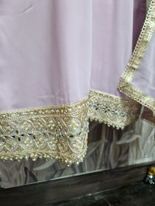 Lilac Trouser Suit (Size 18-20)