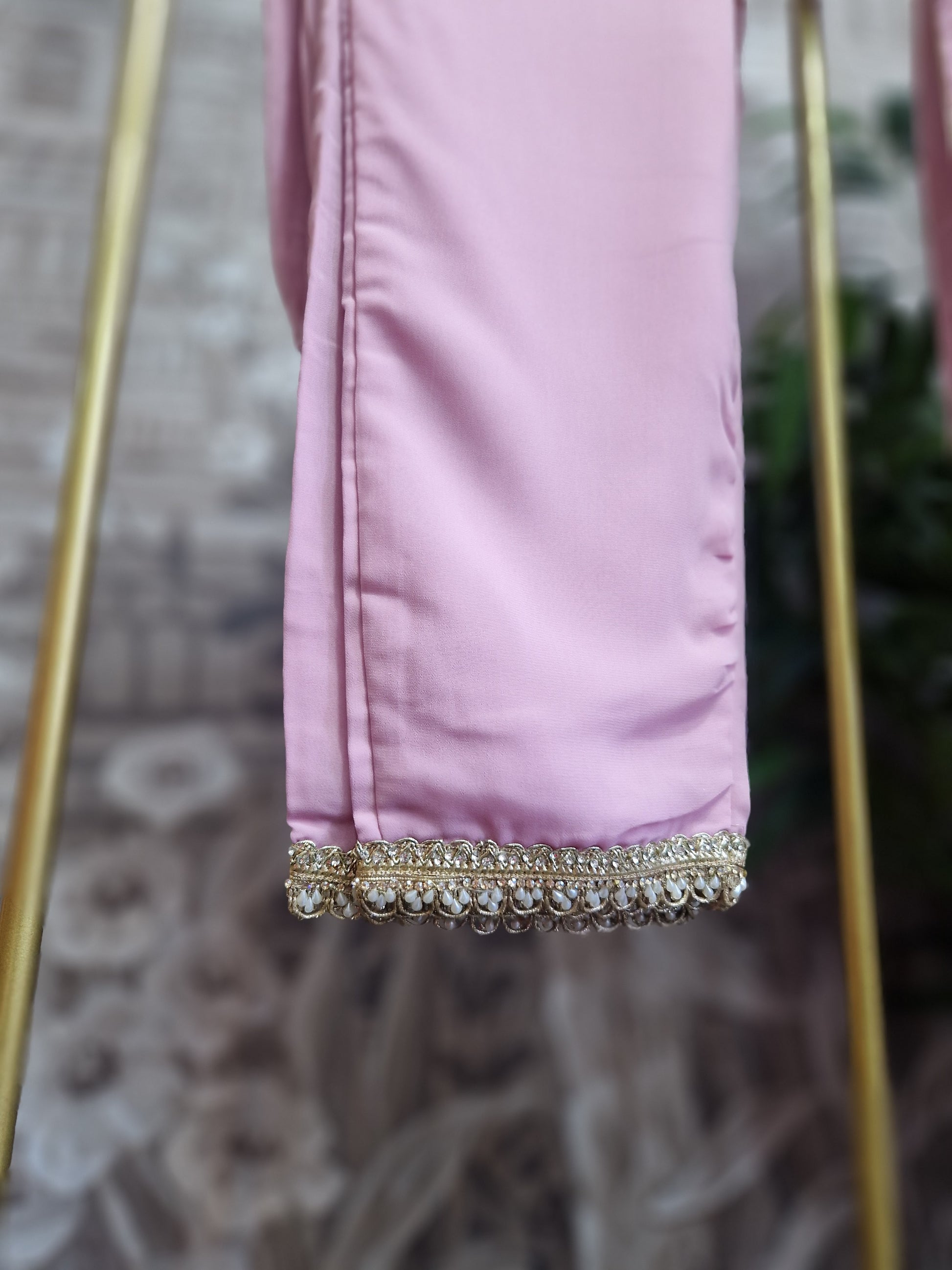 Mauve Trouser Suit (Size 10-12)