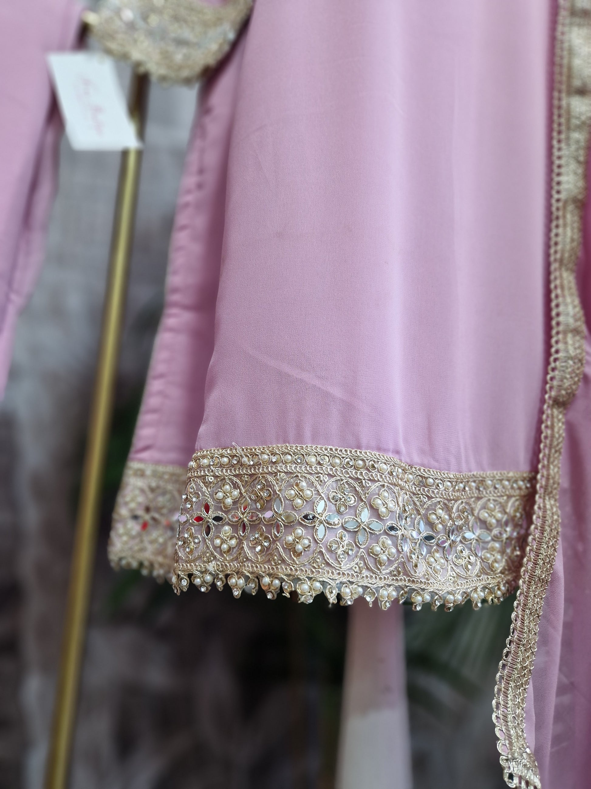 Mauve Trouser Suit (Size 10-12)