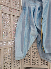 Powder Blue Raw Silk Salwar suit (Size 18-20)