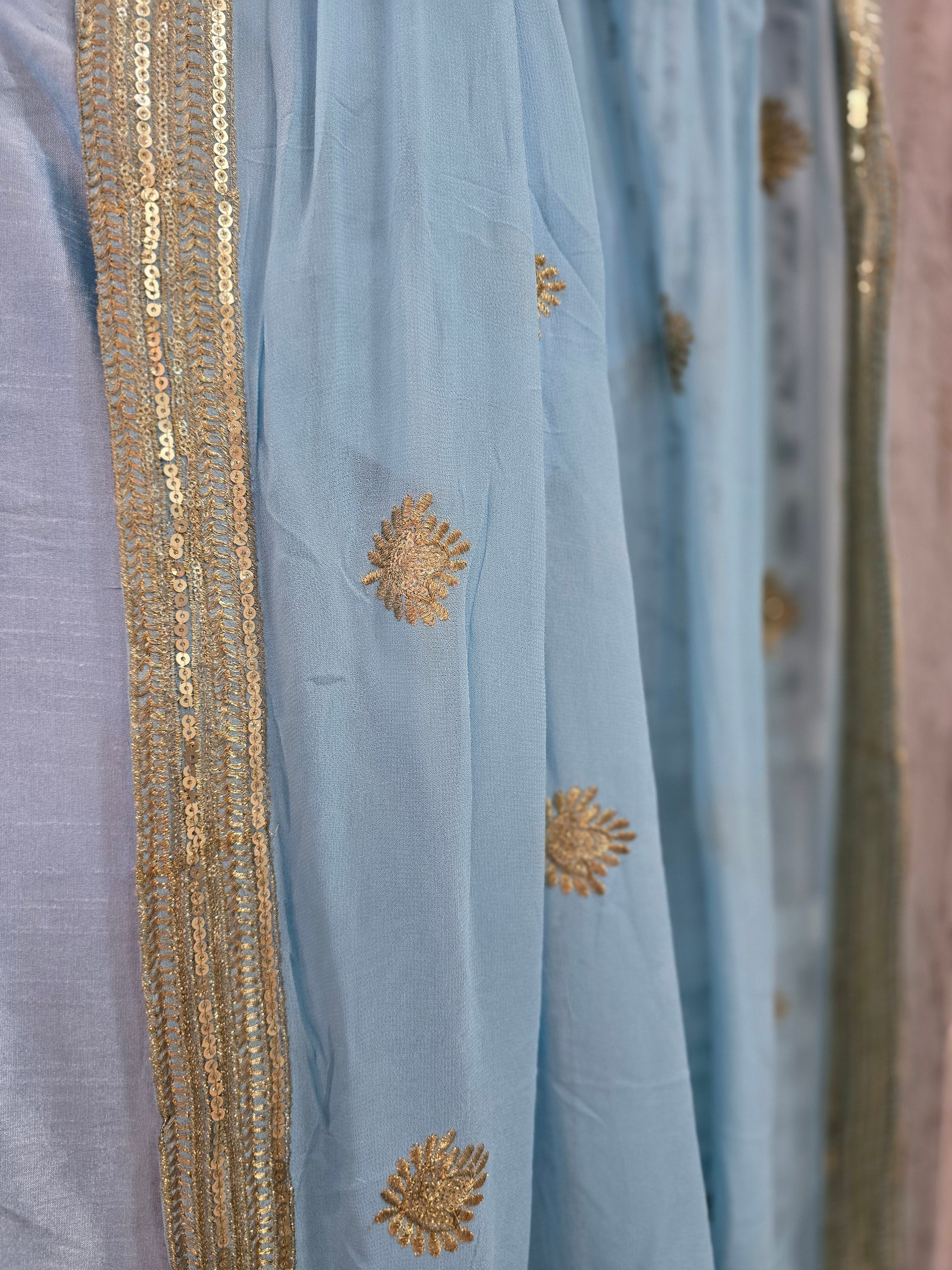 Powder Blue Salwar Suit (Size 18-20)