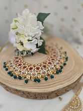 Luxury Kundan Green Necklace