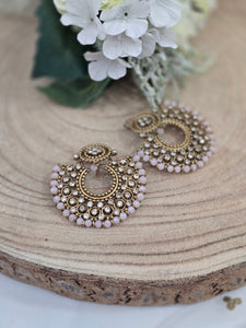 Royal Blush Chand Earrings