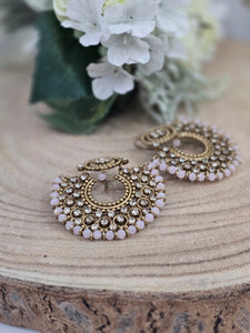 Royal Blush Chand Earrings