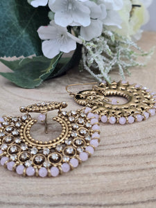 Royal Blush Chand Earrings