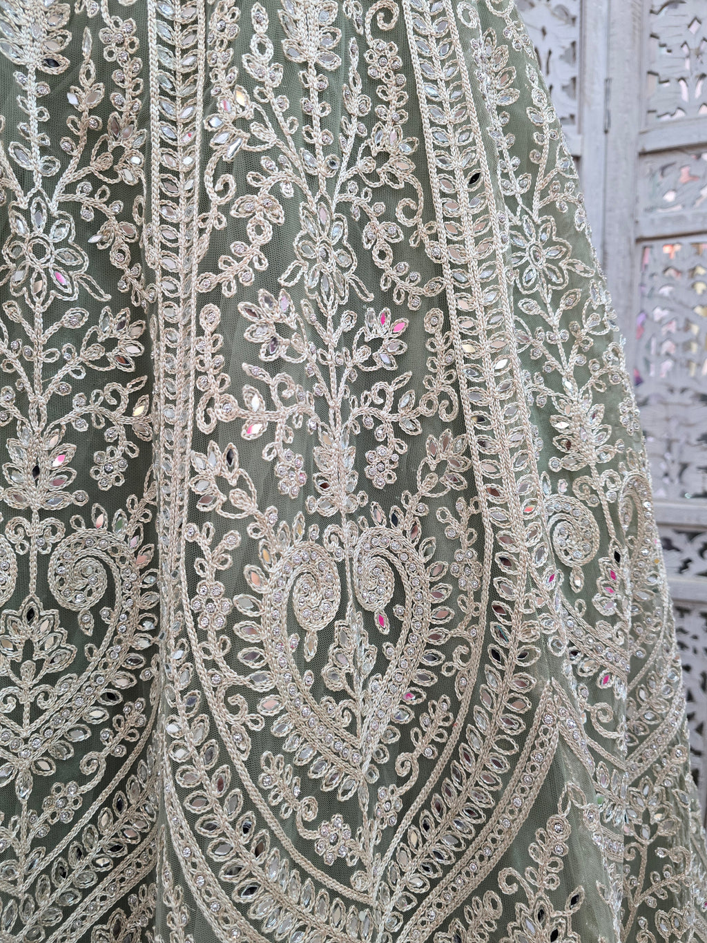 Mint Party Lehngas (Sizes 16-20)
