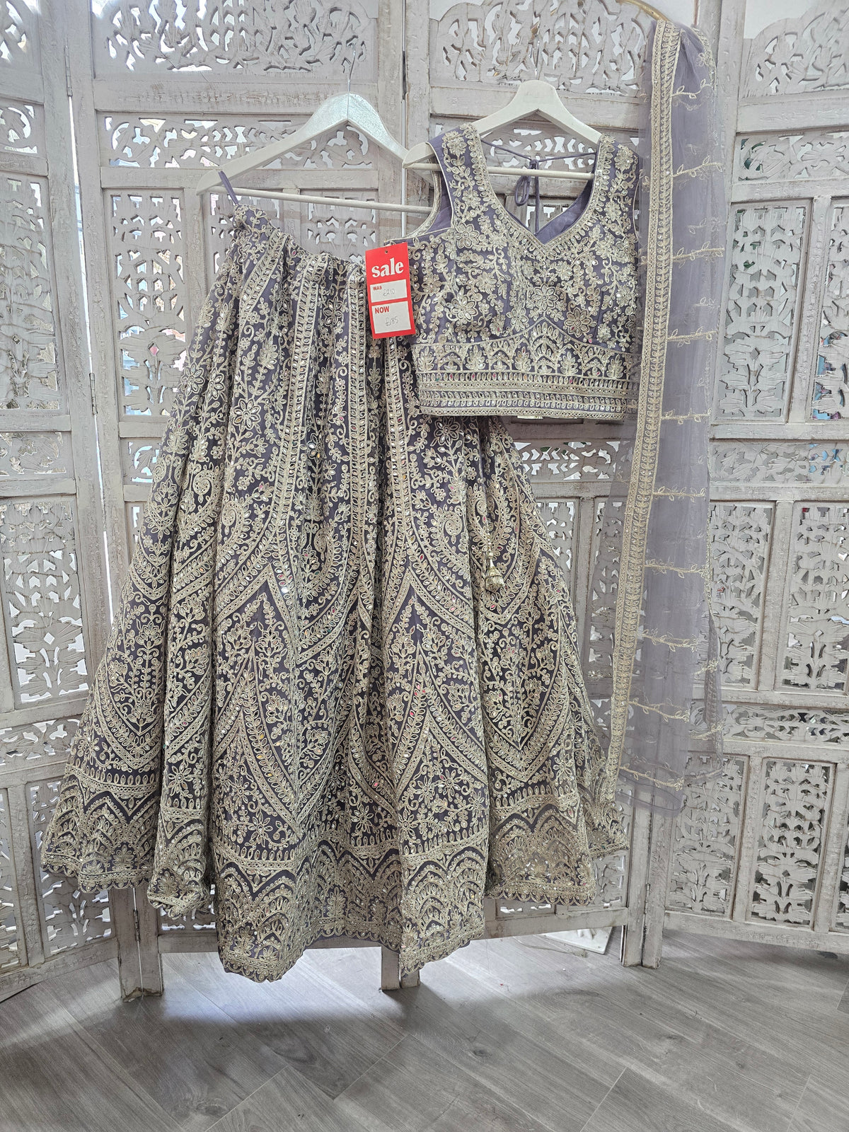 Lilac Party Lehngas (Sizes 16-20)