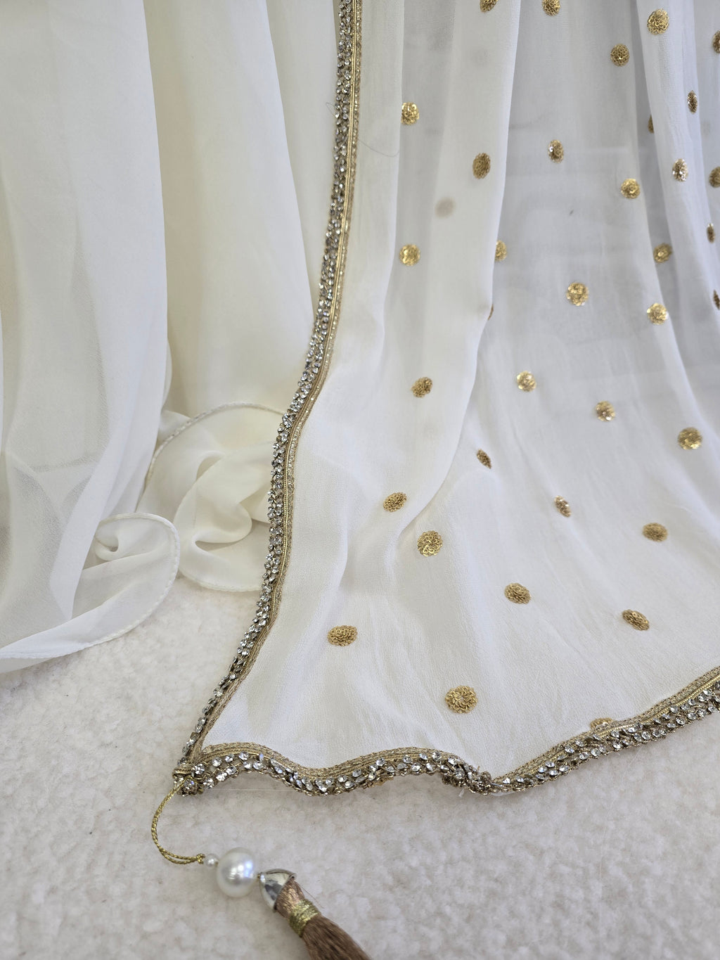 Light Cream Frock Suit (size 10-12)