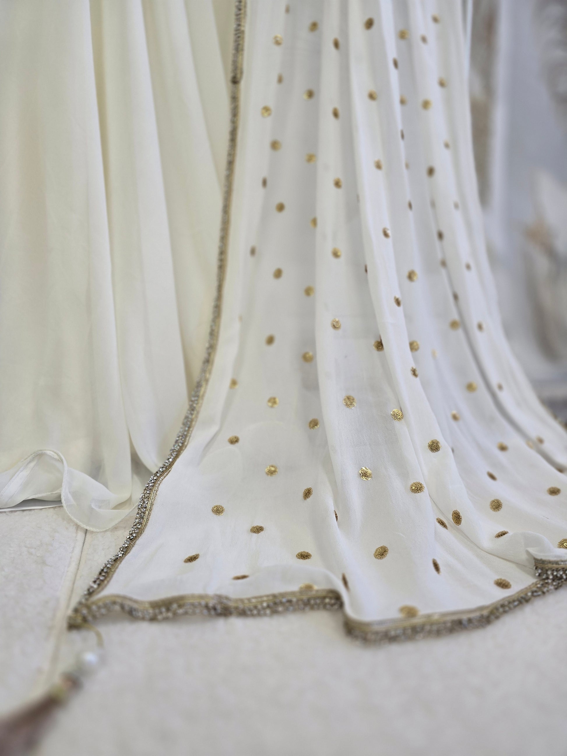 Light Cream Frock Suit (size 10-12)