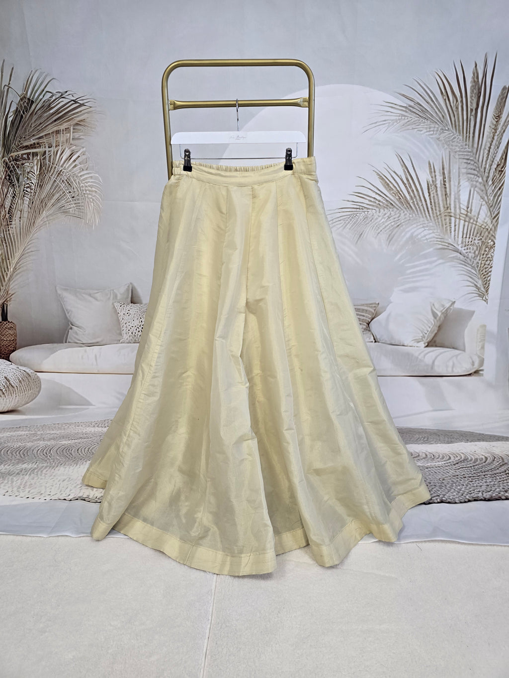 Gold Shimmer trousers (size 10-12)