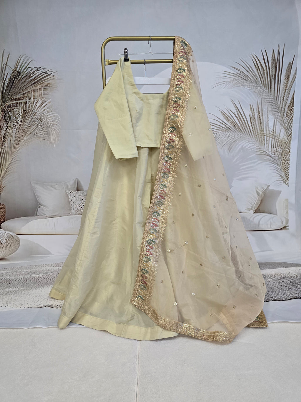 Gold Shimmer trousers (size 10-12)