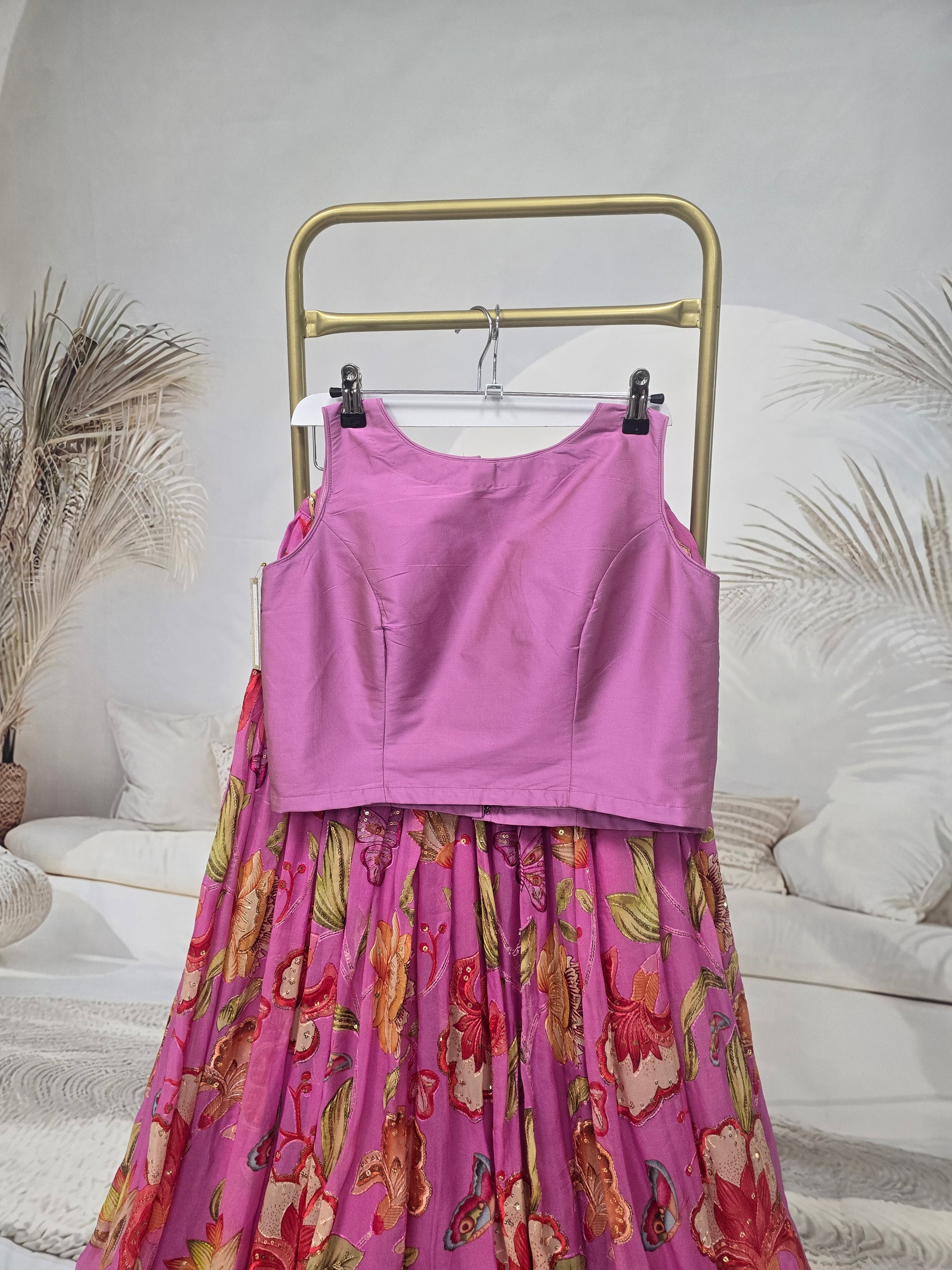 Violet Sleeveless Blouse (8-10)